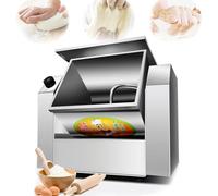 Robot pâtissier électrique sur socle, robuste pour usage professionnel, avec pétrissage inclinable à 90° et minuterie, idéal pour les boulangeries, restaurants et pizzerias, capacité de 5 kg