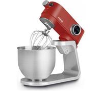 Robot pâtissier - HKoeNIG - KM124 - 5L - 8 vitesses - Rouge mat et argent