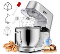 Robot Patissier Homlee 1800W Robot Petrin Professionnel Robot Cuisine Bol de 7,2L Multifonctions Faible Bruit Fouet Batteur Crochet