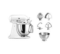 Robot Pâtissier KitchenAid® Artisan 4,8 L 300 Watt Blanc 5KSM175PSEWH Blanc H