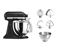 Robot patissier KitchenAid Artisan 4,8 L Truffe Noire 5KSM175 - Tete inclinable