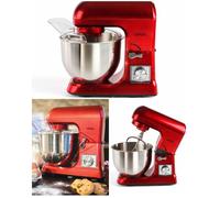 Robot Pâtissier - LIVOO - Rouge - 1000W - Bol inox 5L - 6 vitesses