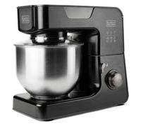 Robot pâtissier multifonction BLACK+DECKER BXKM1000E - 1000W, bol 5,2L, 8 vitesses + Turbo