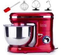 Robot patissier multifonction 1500W bol 5.5L DALLAS Rouge acier