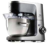 Robot Pâtissier Multifonction - Domo - 1200 W - 4,5 L - 8 Vitesses + Pulse - Gris / Noir Domo