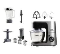 DOMO Robot pâtissier multifonction Delicioso DO9293KR 1200 W 4,5 L 8 vitesses + Pulse Gris/Noir