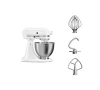 Robot pâtissier multifonction KitchenAid Classic 5K45SSEWH à tête inclinable 4,3 L blanc