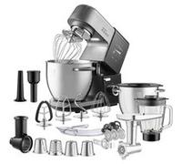Sencor Robot pâtissier multifonction STM 8970 PAUL 3 – 1800 W – Noir/Acier