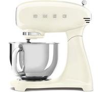 Robot pâtissier multifonctions 4.8l 1000w crème Smeg SMF05CREU