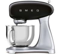Robot pâtissier multifonctions 4.8l 800w noir Smeg SMF04BLEU Noir