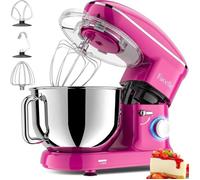 Robot Pâtissier Multifonctions - Facelle - 6,2L - 1500W - 6 Vitesses - Pourpre