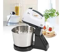 Robot pâtissier, pétrisseur, pâte, acier inoxydable, machine à pâte, batteur à main, gâteau, fouet, mixeur plongeant, bol, 100 W, 7 vitesses, mini crème aux œufs, agitateur