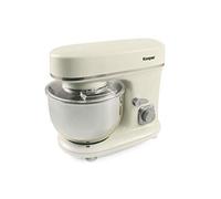 Robot pâtissier planétaire 1300 W 5 L 6 vitesses Ivoire en ABS