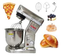 Robot pâtissier professionnel avec crochet pétrisseur, robot sur socle en acier inoxydable, pétrin électrique pour la préparation du pain et des gâteaux
