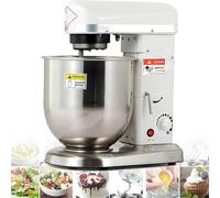 Robot pâtissier professionnel, moteur puissant de 500 W avec 3 vitesses, bol mélangeur et accessoires inclus pour la préparation de gâteaux, pains, biscuits, viennoiseries, muffins et gaufre