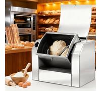 Robot pâtissier professionnel sur socle, capacité de pétrissage de 3/5/8/10 kg, en acier inoxydable, avec double rotation, idéal pour la fabrication de pâtes, nouilles et pizzas (5 kg).