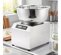 Robot pâtissier professionnel sur socle, pétrin à spirale robuste, minuterie LED, bol en acier inoxydable, pour pâte à pizza et à pain.
