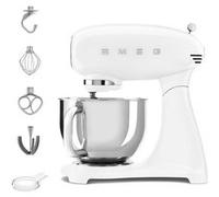 Smeg Robot sur socle SMF03WHEU — 10 vitesses, mise en marche progressive, 4,8 L, 800W, blanc