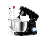 Robot pâtissier YASHE 1500W - Bols 4,5+5L - 10 vitesses Noir