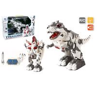 Robot Personnage Bte R/C Robot Dinosaur Gris Interac