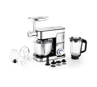 Robot Pétrin Inox 5.5l Avec Hachoir Antara Pro Kitchencook Gris