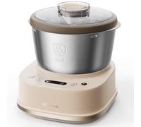 Robot Pétrin Intelligent Bear 5L - Grande Capacité Familiale, Pétrissage Automatique jusqu’à 2,5 kg de Pâte