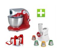 Robot pétrin multifonctions - H.KOENIG - KM80 - 5 Litres - Hachoir 5 En 1 - Rouge