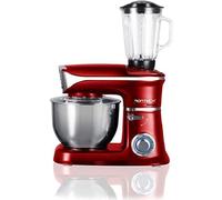 Robot Multifonction Rontech RT-4313 Patins Anti-Dérapants Interrupteur de Sécurité 6.5L 1300W Métal Verre Rouge Rouge