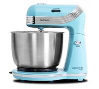 Cecotec Robot Patissier Cecomixer Easy. Mouvement Circulaire, Capacité de 3 L, Bol en Acier, 5 Fonctions, Battre, Mélanger, Monter, Émulsionner, 6 Vitesses, 250 W