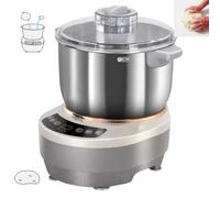 Robot pétrisseur professionnel 5L/7L avec bol inox alimentaire, fonction fermentation, pétrissage silencieux, pour pain maison, pizza, pâte fraîche, levée homogène(7L)