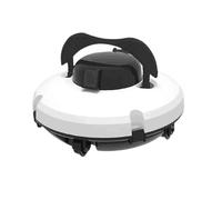 Robot Piscine Fond et Parois, Ligne d'eau, Aspirateur Piscine sans Fil, 120 Min de Nettoyage,Escalader Les Murs,Deux Ports d'Aspiration Puissants, Idéal pour Piscines Enterr