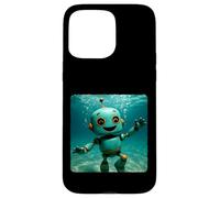 Robot Plongée sous-Marine Océan Plongeur Natation Été Coque pour iPhone 15 Pro Max