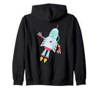 Robot pour Enfants garçons Filles Tout-Petits Robot Mignon ingénieur du Futur Sweat à Capuche