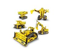 Robot pour l'ingénierie du bâtiment - Véhicule télécommandée à construire 555pcs - 5 Formes