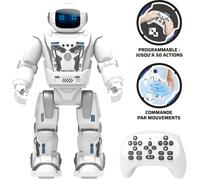 Robot programmable interactif - SILVERLIT - YCOO Tech A Bot - 40 cm - 50 actions programmables - Télécommandé