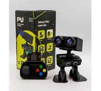 Robot PU - Adorable humanoïde AI | Jouet STEM prend en charge Micro:bit | Programmable, interactif et évolutif | Marches, danses, conversations et chante | Auto-équilibrage | Télécommande et pilote