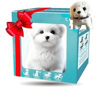 Robot Puppy Mes Chiots robotiques réalistes Qui agissent comme Un Vrai Chiot pour Adultes Marchant en aboyant et en remuant la Queue C