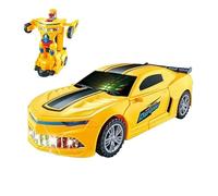 Robot Race Car- Figure d'action de Transformation Manuelle, Robot de Bataille à Grande Vitesse | Véhicule de Combat Lumineux, présente Une Transformation Dynamique, Encourage la Narration