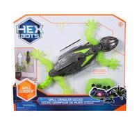 Hex Bots - Gecko Radiocommandé Qui Rampe Sur Le Sol Et Les Murs - Lézard Télécommandé Avec Yeux Lumineux - Pilotage Facile - Câble USB Inclus - Jouet Enfant 4 Ans et +