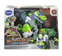VTech - Switch & Go Dinos, Maxi Dinosaure Sonore Télécommandé Furio, Le Méga T-Rex Robot Radiocommandé, Jouet 2 en 1 Transformable en 1 Clic, Cadeau Enfant Dès 4 Ans - Contenu en Français