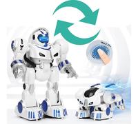 Robot Rc Déformation Télécommande Dinosaure Intelligent Empreinte Digitale, Puzzle Dragon, Jouets Pour Enfants, Cadeaux De Noël