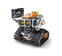 Robot RC rechargeable Jouet robotique 3 en 1 télécommandé, contrôlé par APP, avec effets sonores,cadeau enfants 6+ (451 pièces)