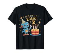Robot robotique 2ème Anniversaire garçon 2 Ans Science B-Day T-Shirt