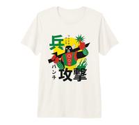 Robot samouraï Japonais rétro T-Shirt Haut de Gamme