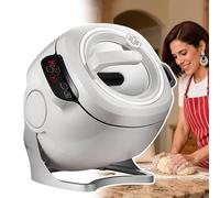 Robot sauté rotatif à 360°, robot alimentaire commercial 1000 W, wok de cuisson automatique de 6 L avec Smart Touch et chauffage 3D complet pour sauté et ragoût