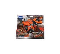VTech - Switch & Go Dinos Fire, Dinosaure Sonore Furex, Le Super T-Rex, Jouet 2 en 1 Transformable en Voiture de Course, Projections Lumineuses, Cadeau Enfant Dès 4 Ans - Contenu en Français