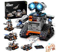 Robot Technic Enfant, Robot Programmable 5 en 1 avec App et Télécommande | Robot Telecommande pour Garcon de 6-15 Ans, Jeu de Construction Robot, Cadeau d'Anniversaire et de Noël, 695 Pièces