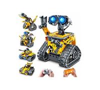 Robot télécommandé - GENERIQUE - 5 en 1 (robot/dino/voiture/tank/chenilles) - 520 pcs - Batterie rechargeable - Télécommande/Appli