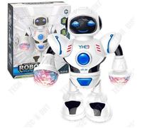 TD? Robot de danse ?lectrique Jouets ?ducatifs pour enfants avec Lumière LED et musique Robot de danse télécommand? intelligen