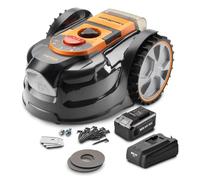 Robot Tondeuse Autonome 24V - 8Ah Double caméra HDR sans Fil périmétrique ? Le Robot Le Plus Simple du marché